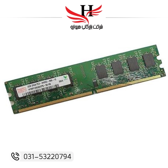 رم کامپیوتر استوک هاینیکس HYNIX PC3-10600U ظرفیت 2 گیگابایت DDR3 مناسب کامپیوتر دسکتاپ